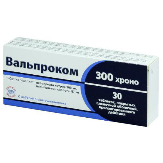 Вальпроком 300 Хроно таблетки №30.
